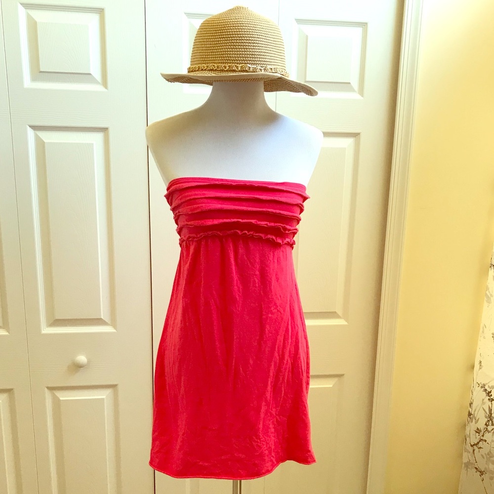 Cover-up/strapless summer dress